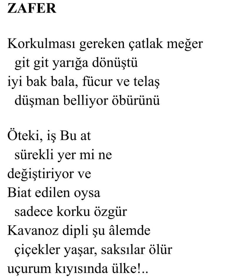 Âba Müslim Çelik'ten Üç Yeni Şiir
