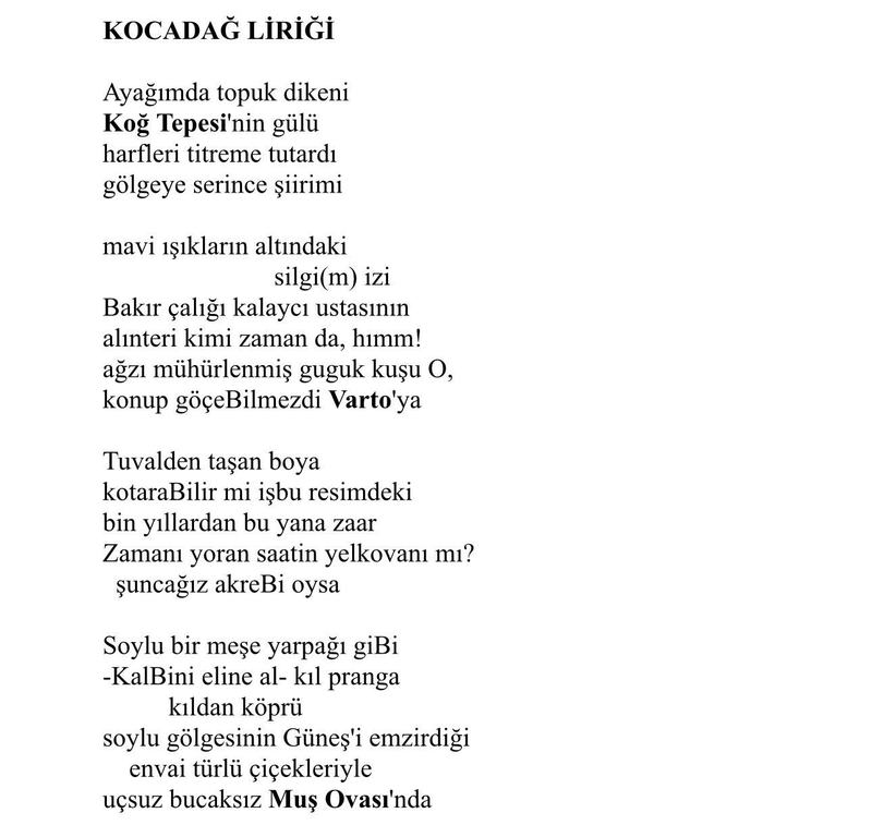 Yeni Bir Üçleme: Kocadağ Liriği, Livane Aşevi, Umut Can Erzincan'da